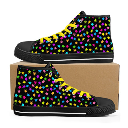 Starfall Chaos Canvas Unisex High Tops