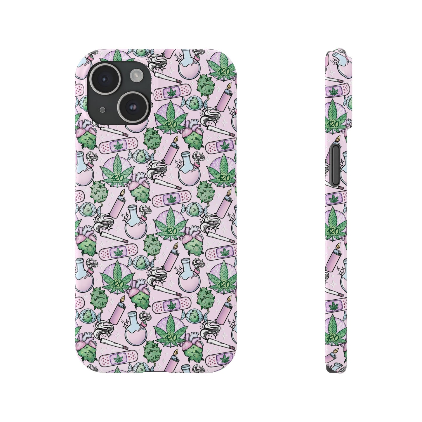 Cute Cannabis iPhone Slim Case