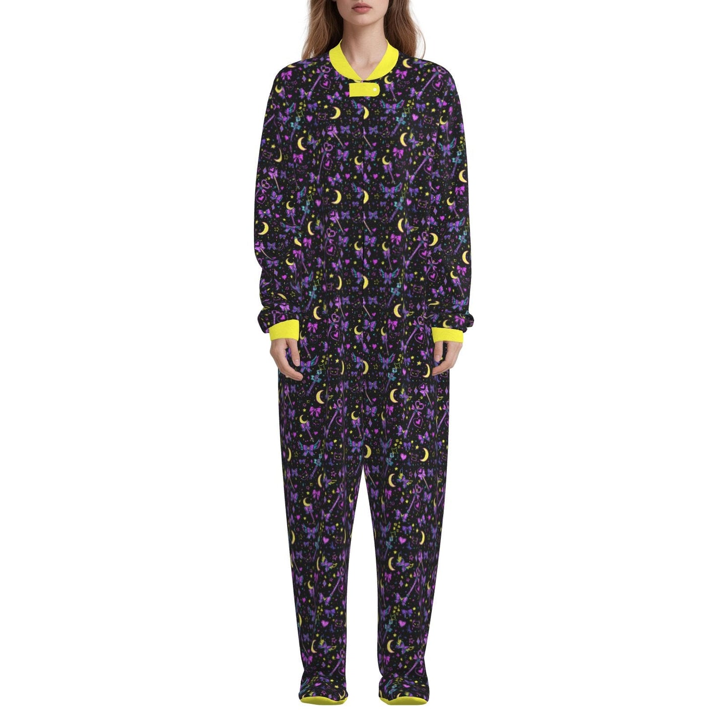 Neon Moon Magic Footie CuddleSuit