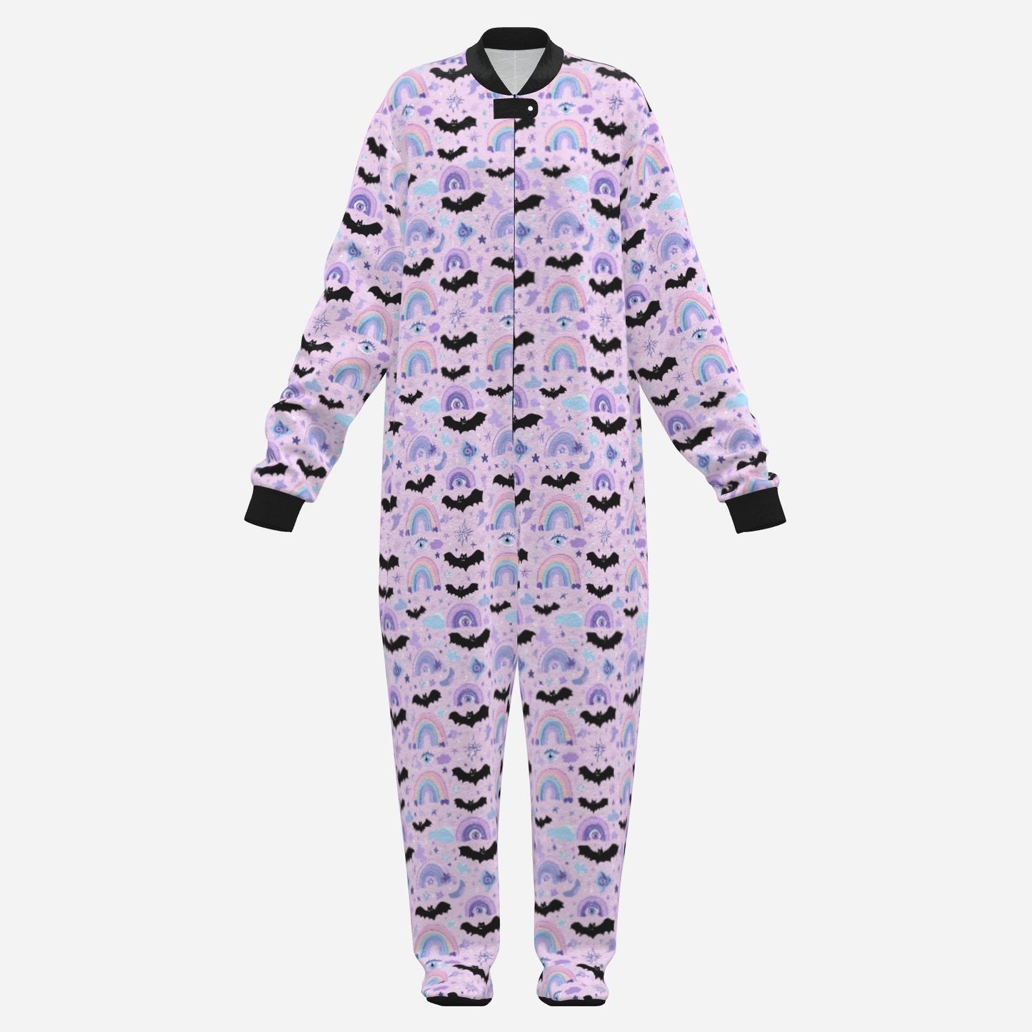 Pastel Bat Dreams Footie CuddleSuit