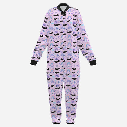 Pastel Bat Dreams Footie CuddleSuit