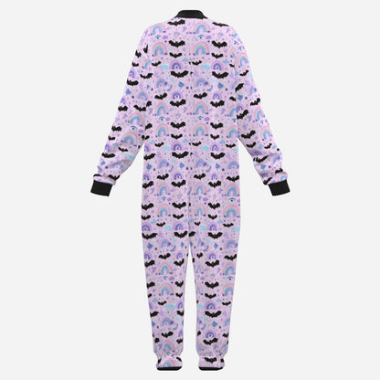 Pastel Bat Dreams Footie CuddleSuit