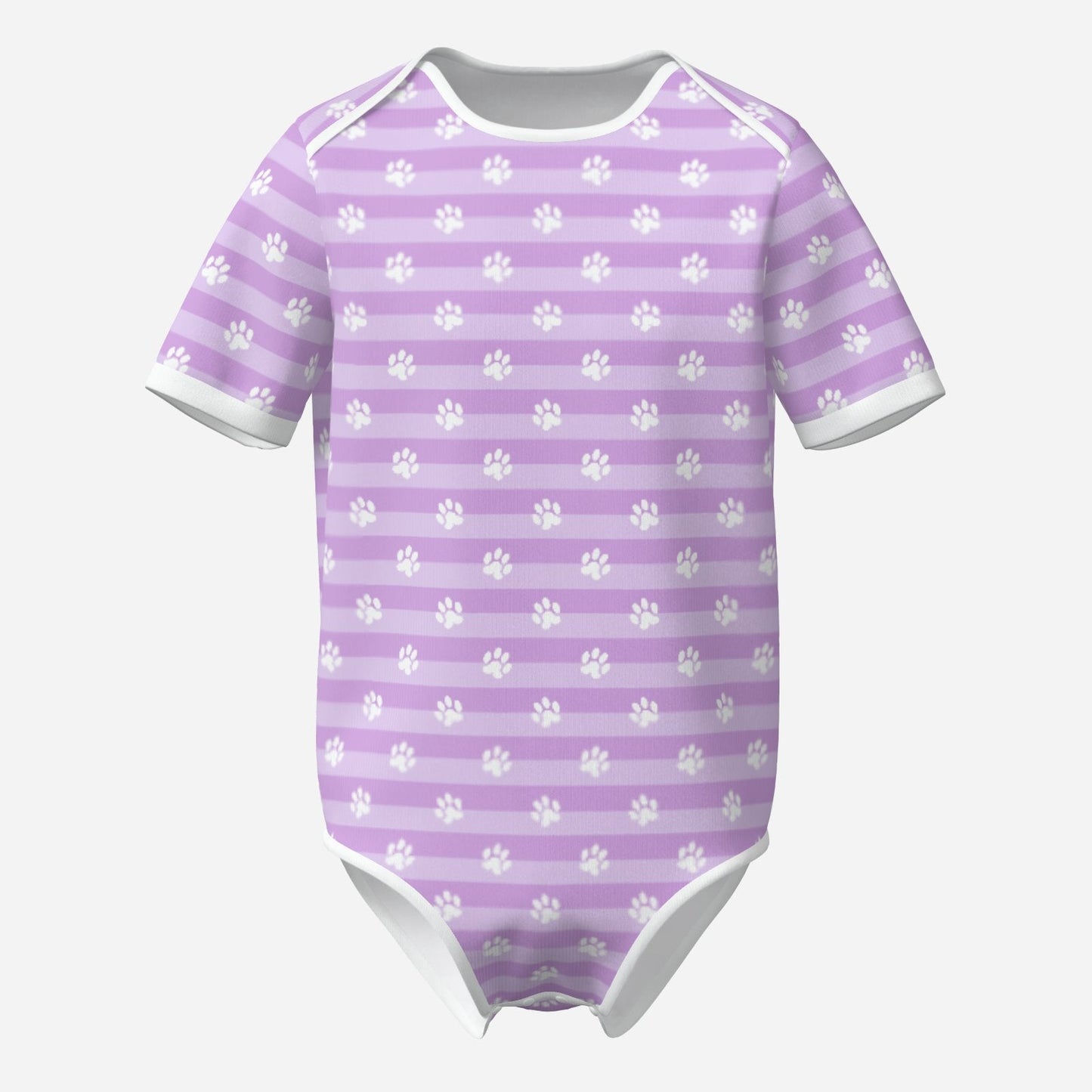 Lavender Puppy Paws SnuggleFold CuddleSuit