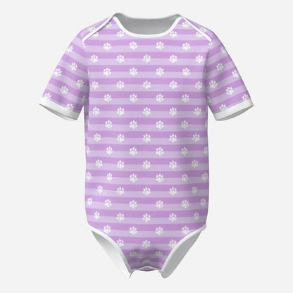 Lavender Puppy Paws SnuggleFold CuddleSuit