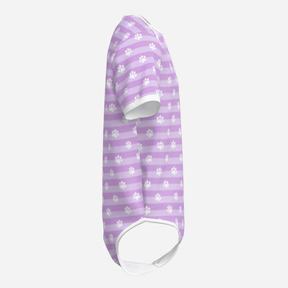 Lavender Puppy Paws SnuggleFold CuddleSuit