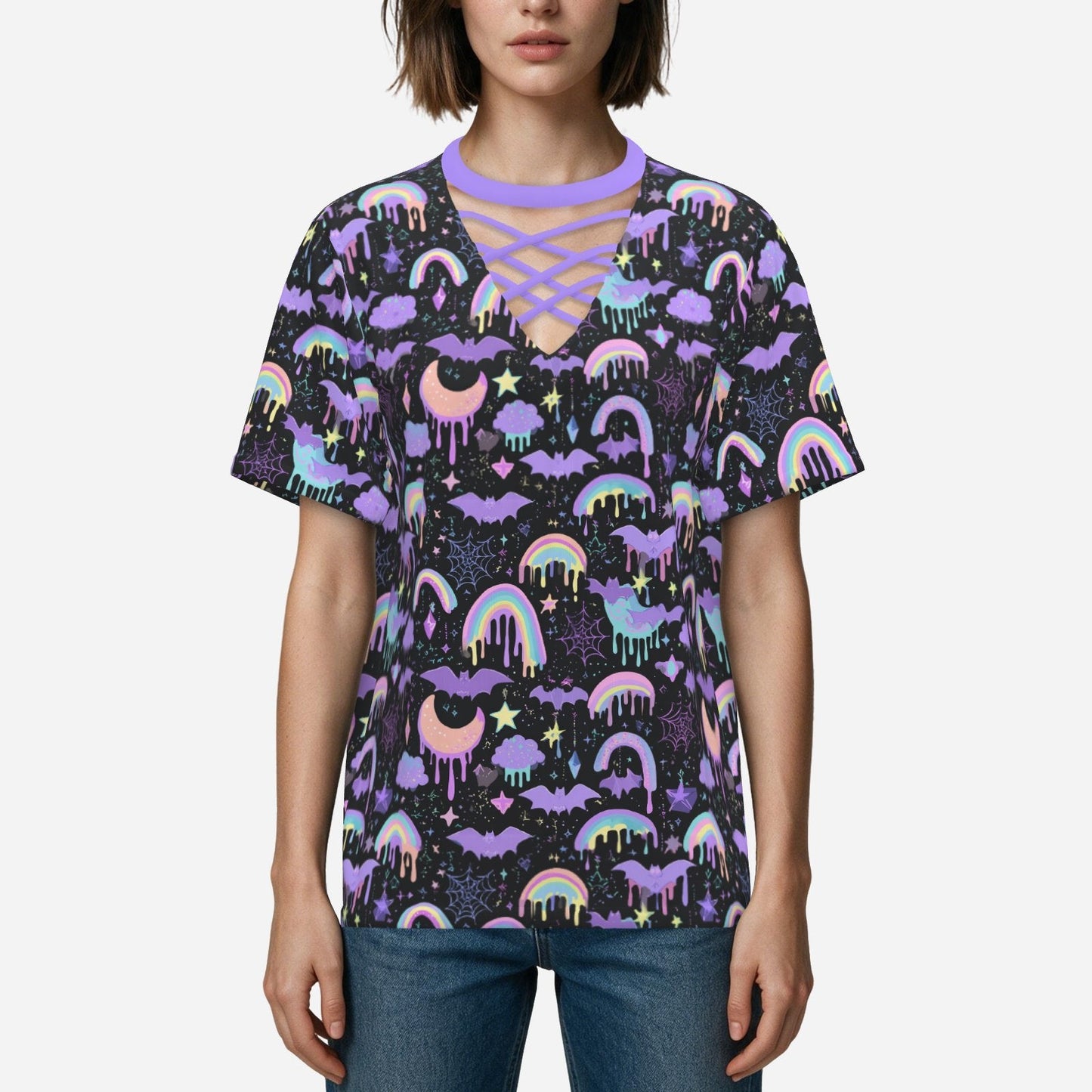 Pastel Afterdark Strappy Tee