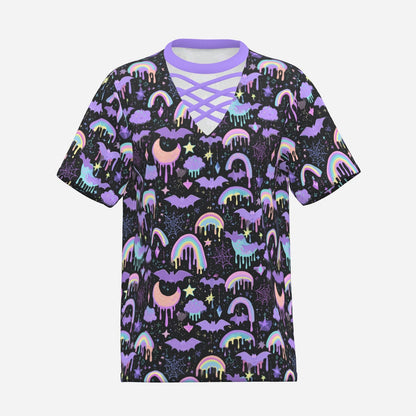 Pastel Afterdark Strappy Tee