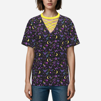 Neon Moonspell Strappy Tee