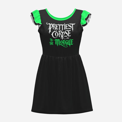 Prettiest Corpse in the Morgue Ruffle Playsuit CuddleDress