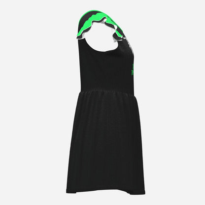 Prettiest Corpse in the Morgue Ruffle Playsuit CuddleDress