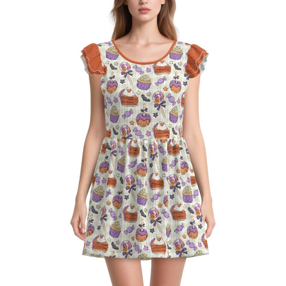 Spooky Sweets Playsuit CuddleDress | Built-In Brief & Snap Closure