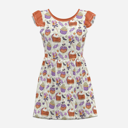 Spooky Sweets Playsuit CuddleDress | Built-In Brief & Snap Closure