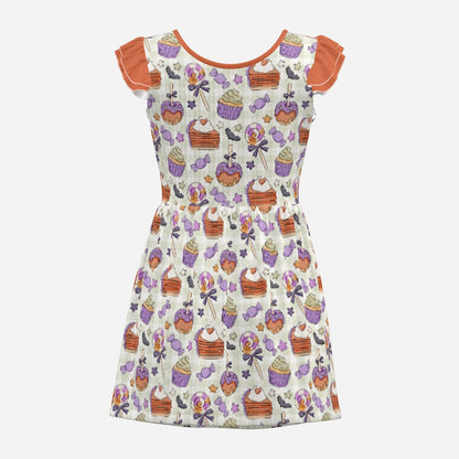Spooky Sweets Playsuit CuddleDress | Built-In Brief & Snap Closure