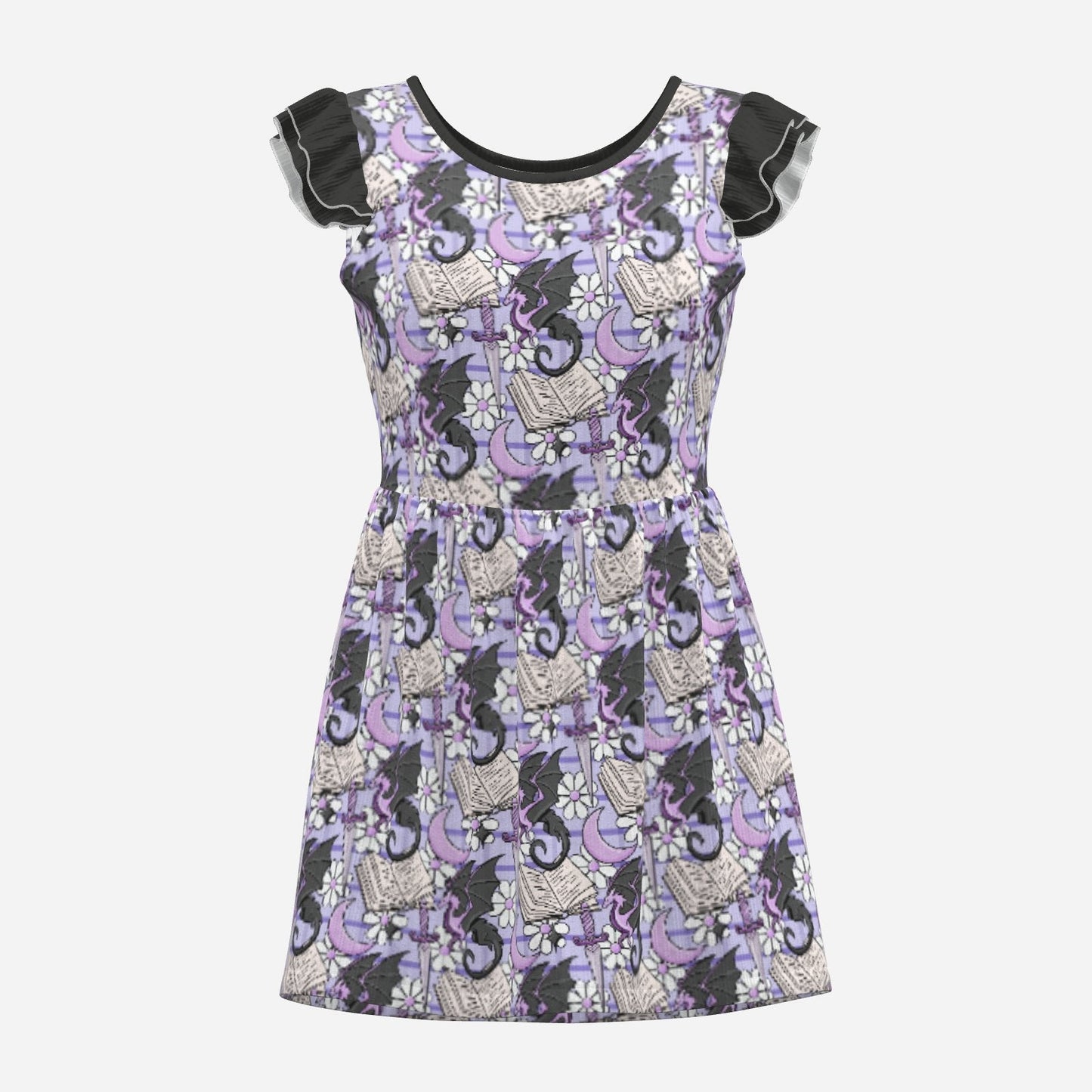 Moonlit Storybook Playsuit CuddleDress | Built-In Brief & Snap Closure