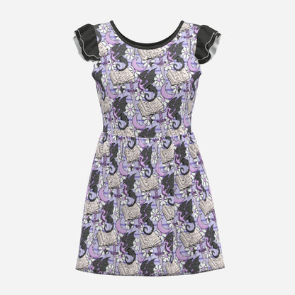 Moonlit Storybook Playsuit CuddleDress | Built-In Brief & Snap Closure