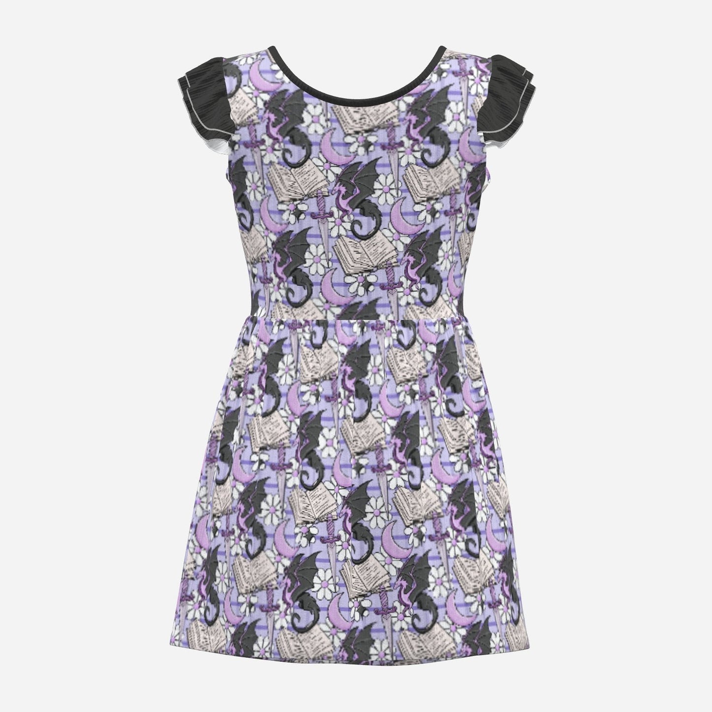 Moonlit Storybook Playsuit CuddleDress | Built-In Brief & Snap Closure