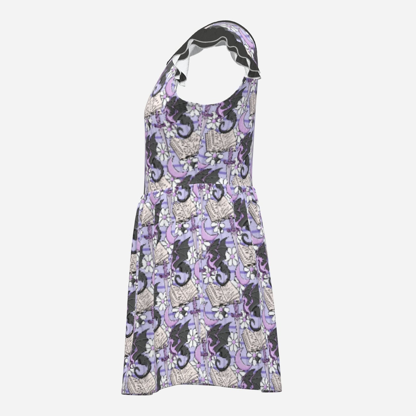 Moonlit Storybook Playsuit CuddleDress | Built-In Brief & Snap Closure
