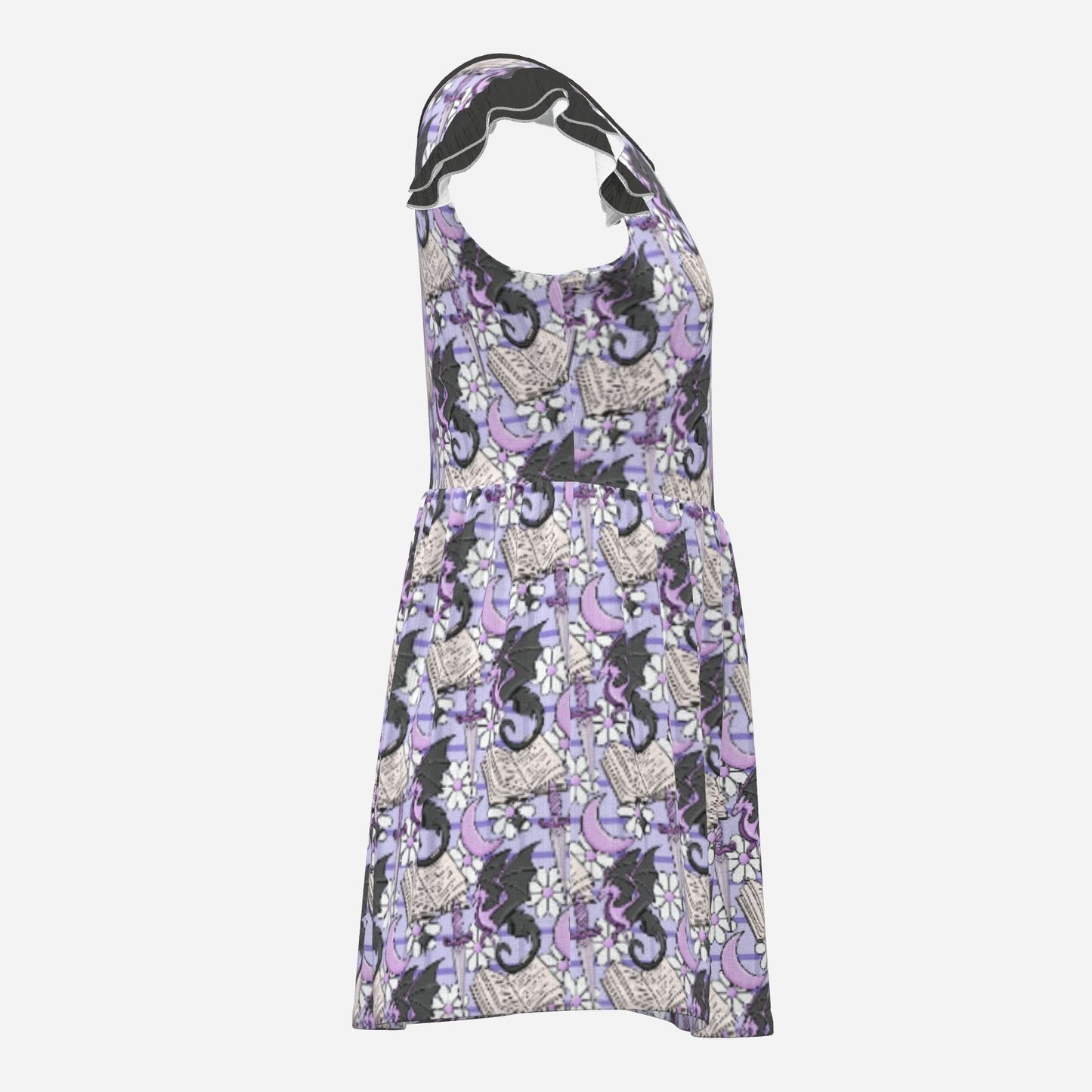 Moonlit Storybook Playsuit CuddleDress | Built-In Brief & Snap Closure