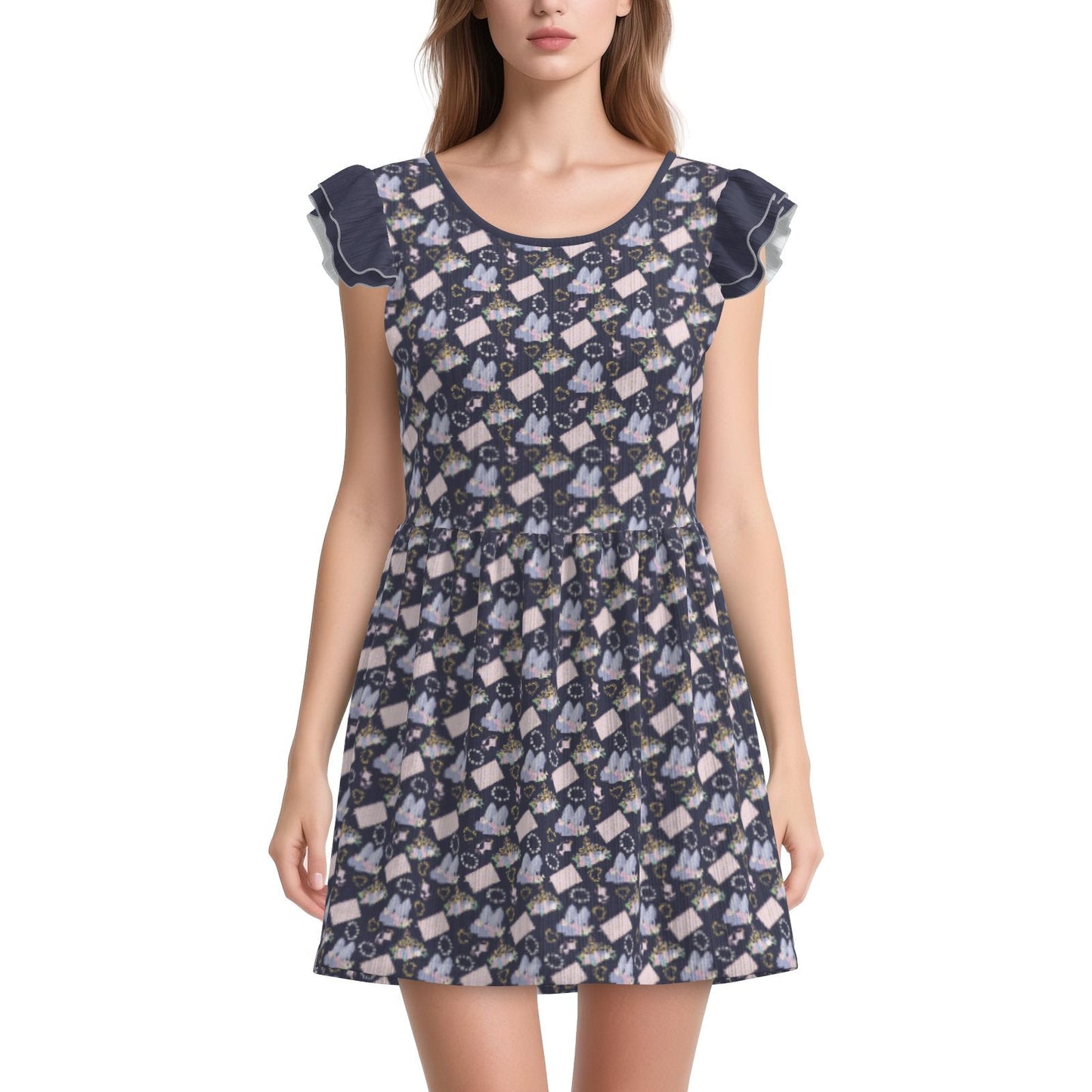 Once Upon a Midnight Playsuit CuddleDress | Built-In Brief & Snap Closure