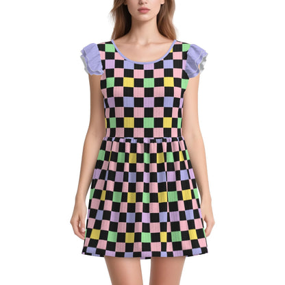 Sweetly Unhinged Playsuit CuddleDress | Built-In Brief & Snap Closure