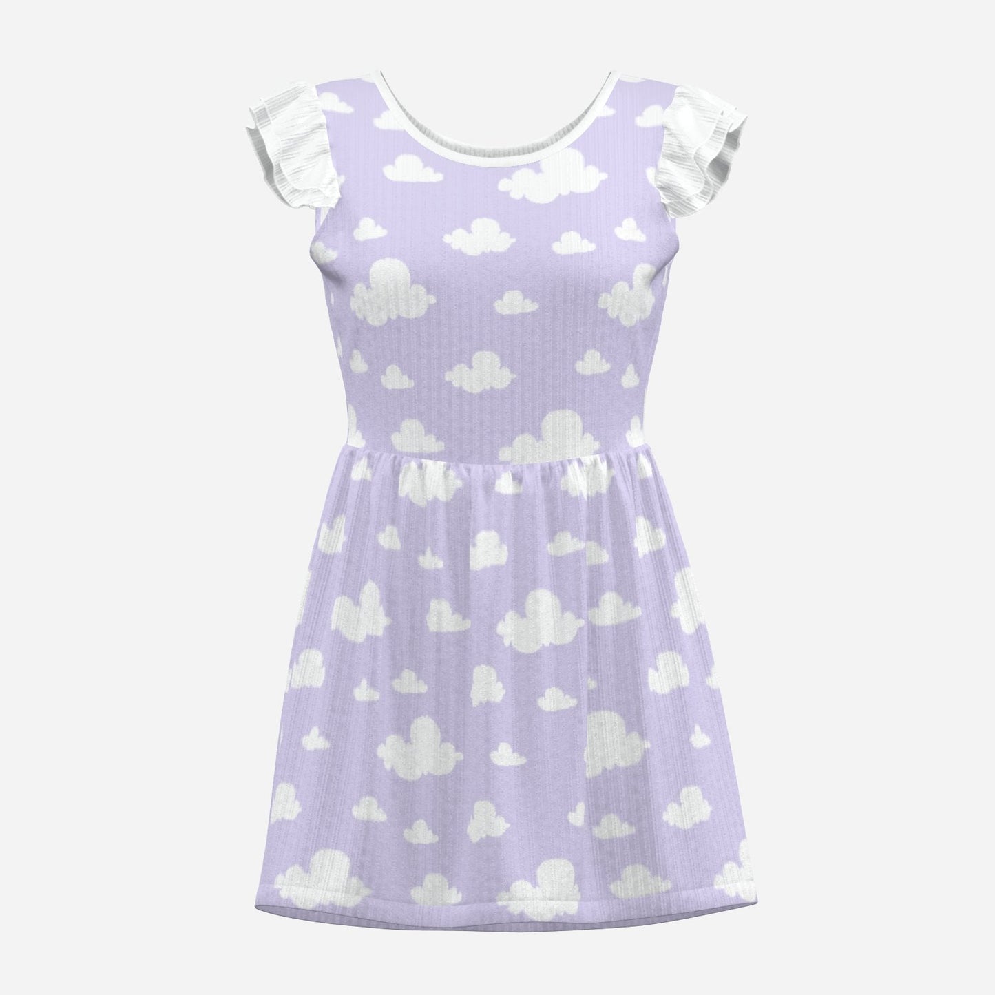 Lavender Daydream Playsuit CuddleDress | Built-In Brief & Snap Closure