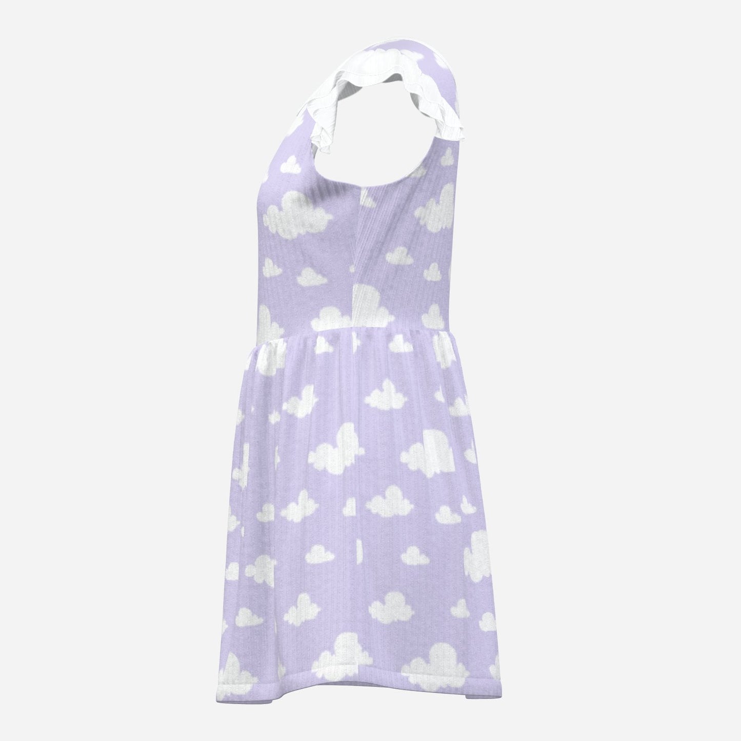 Lavender Daydream Playsuit CuddleDress | Built-In Brief & Snap Closure