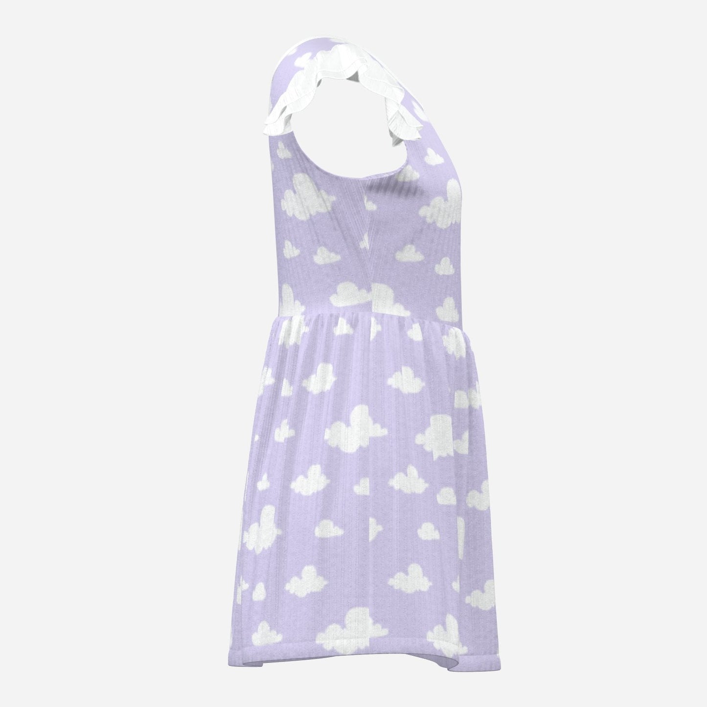 Lavender Daydream Playsuit CuddleDress | Built-In Brief & Snap Closure