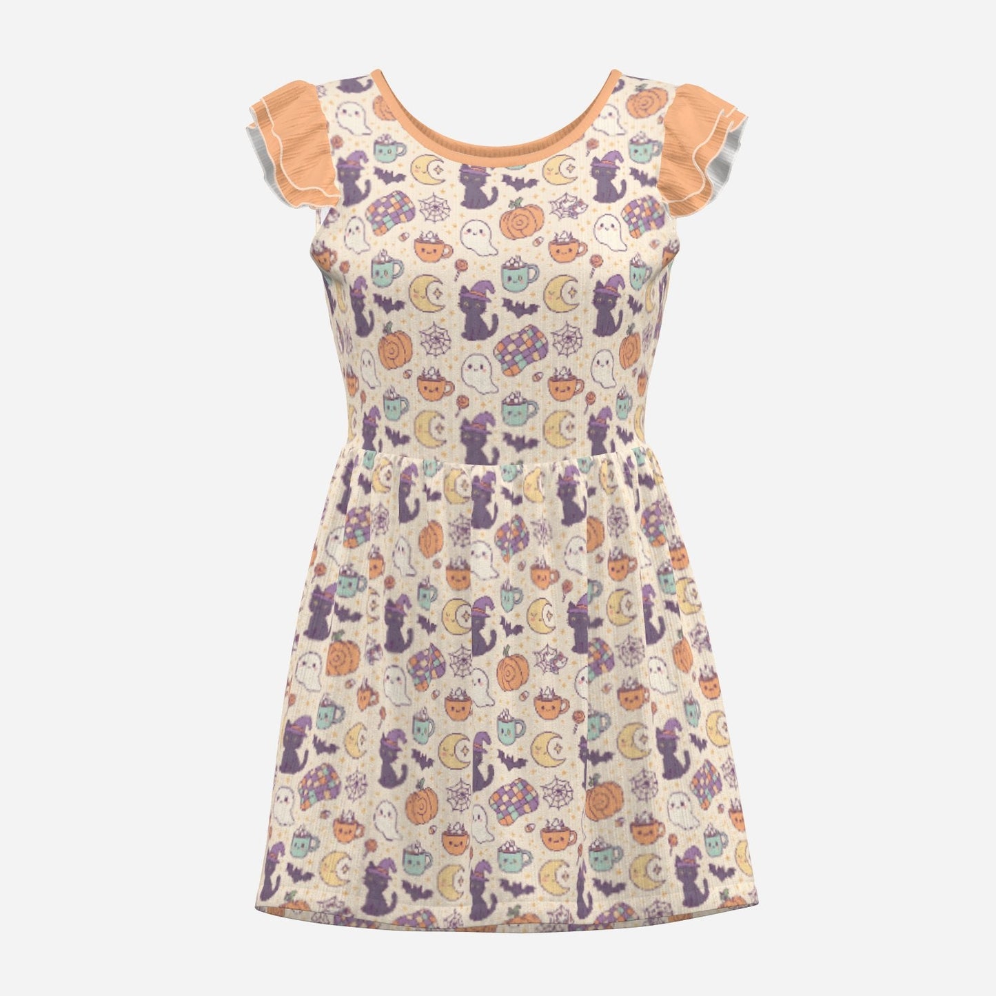 Cozy Little Haunts Playsuit CuddleDress | Built-In Brief & Snap Closure
