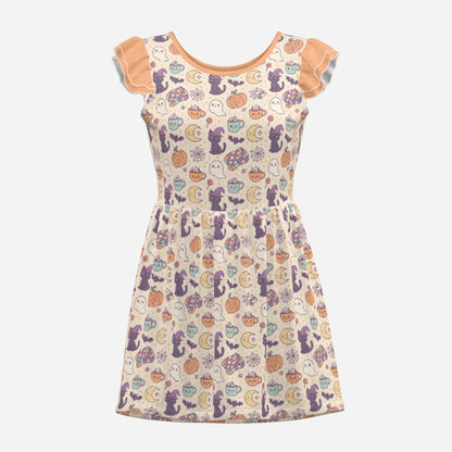 Cozy Little Haunts Playsuit CuddleDress | Built-In Brief & Snap Closure