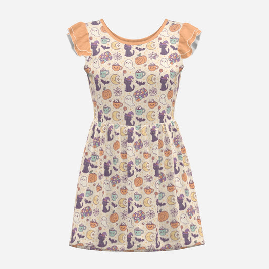 Cozy Little Haunts Playsuit CuddleDress | Built-In Brief & Snap Closure