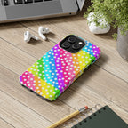 Starry Sprinkle Rainbow Tough iPhone Case