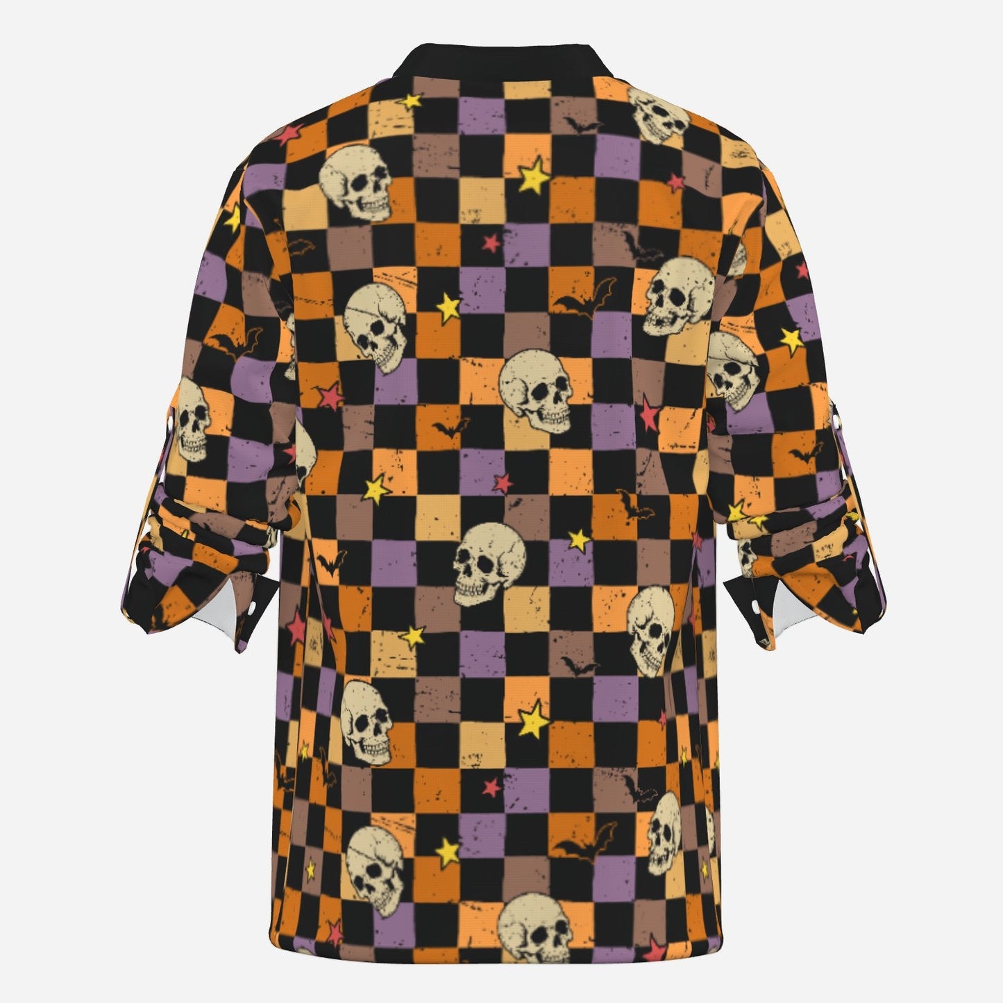 Dead Check Lace-Up Unisex Top