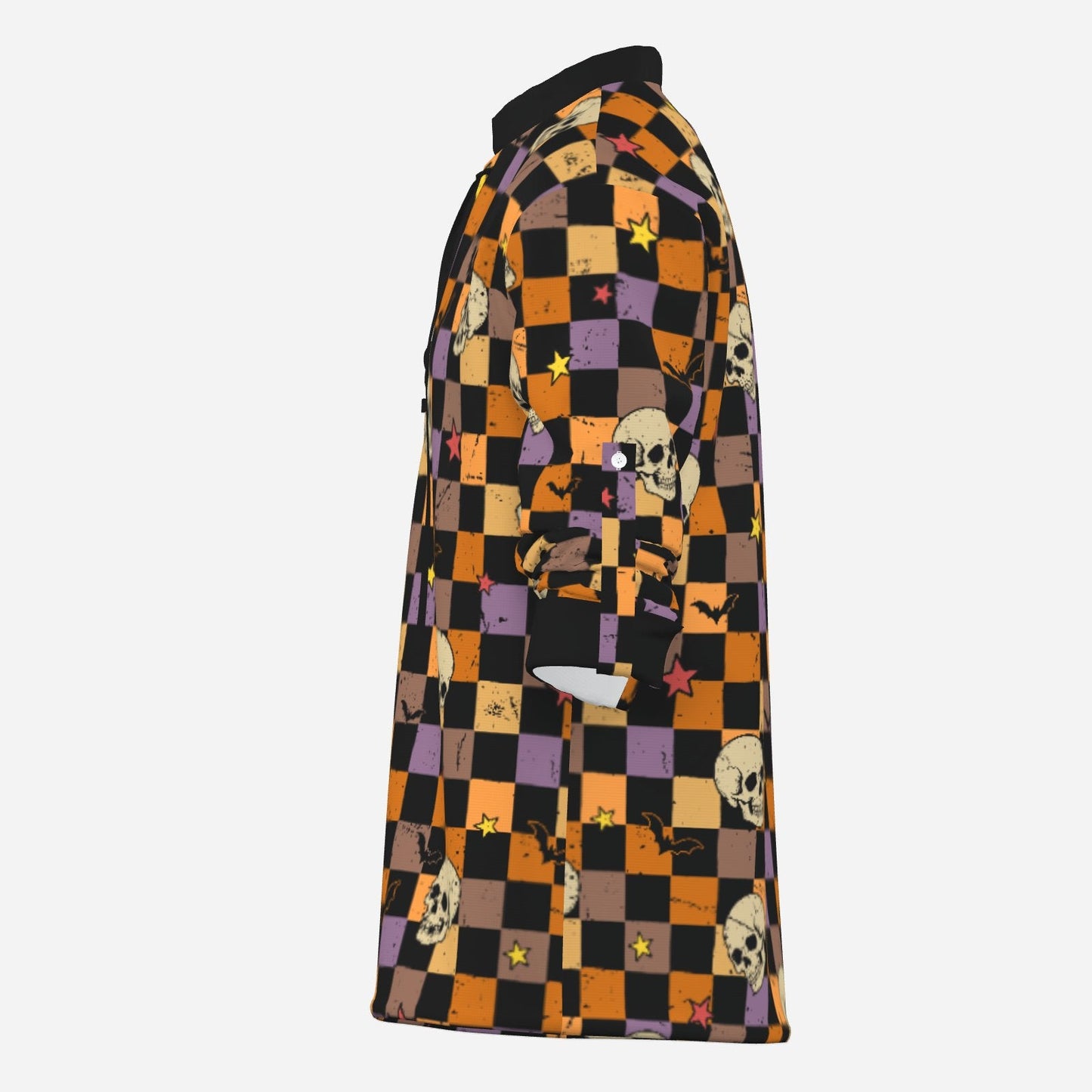 Dead Check Lace-Up Unisex Top