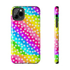 Starry Sprinkle Rainbow Tough iPhone Case