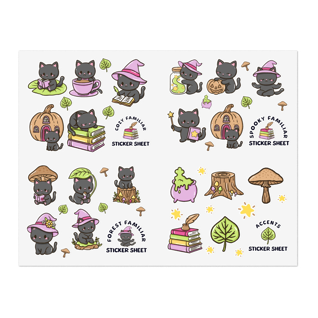 Cozy Familiar Sticker Sheet - Puppy's Aesthetics