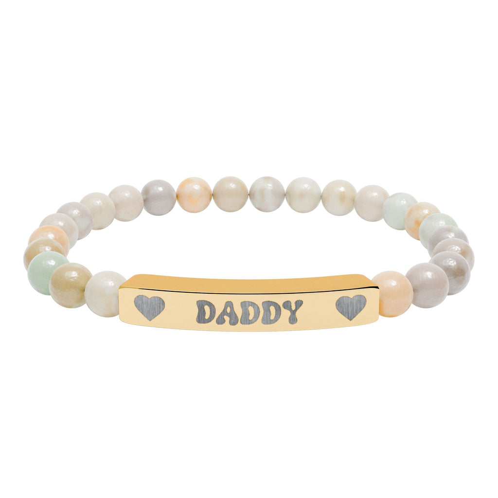 Daddy Natural Stone Bracelet (Colors)