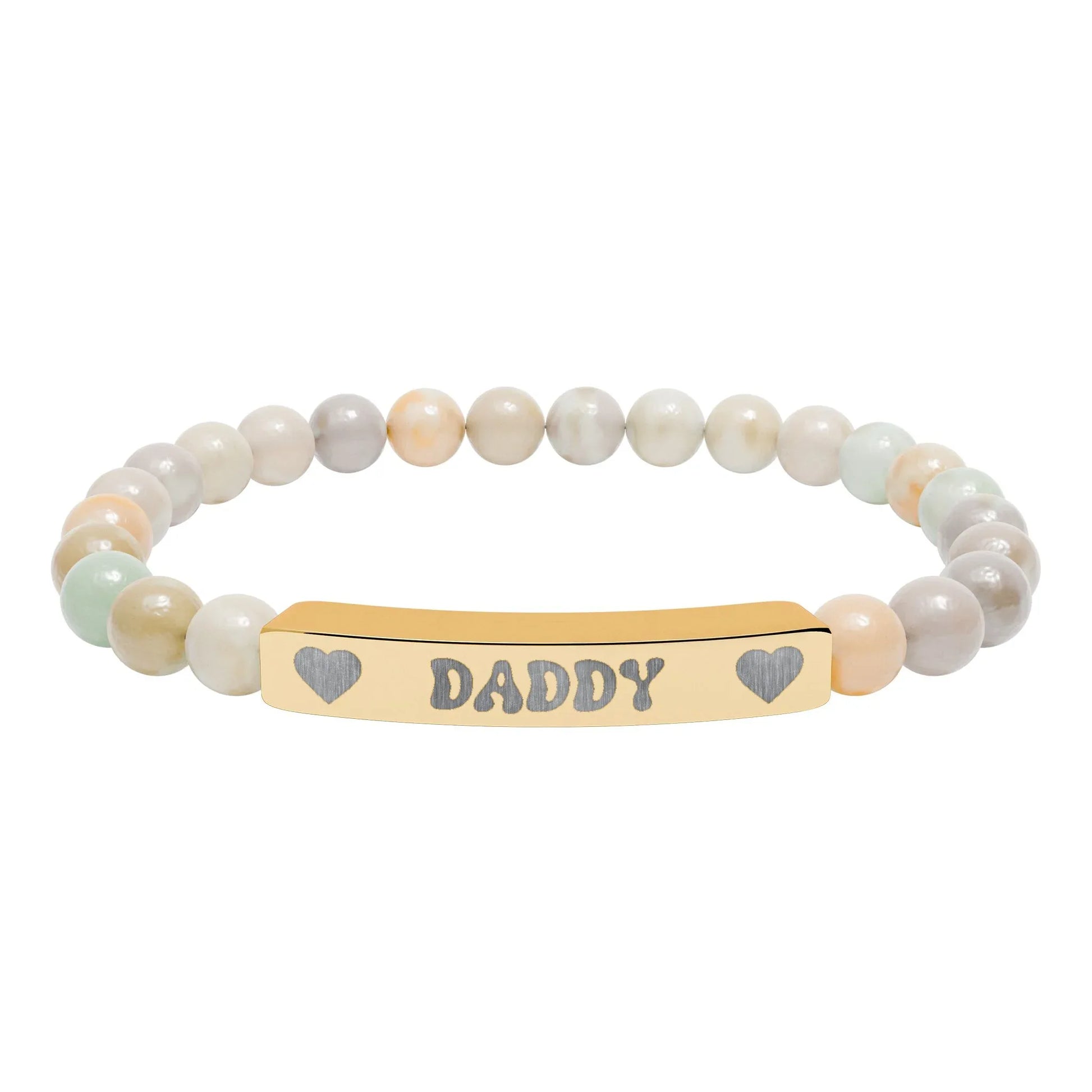 Daddy Natural Stone Bracelet (Colors) - Puppy's Aesthetics
