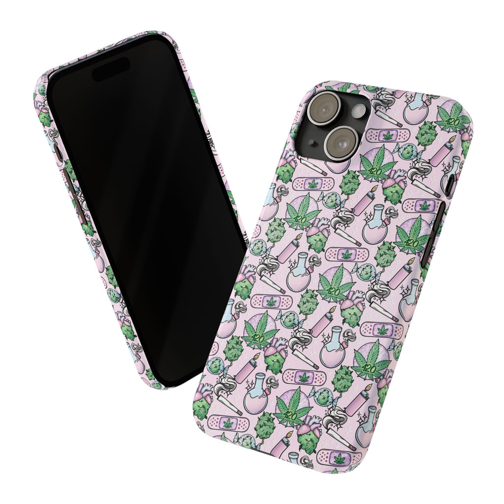 Cute Cannabis iPhone Slim Case