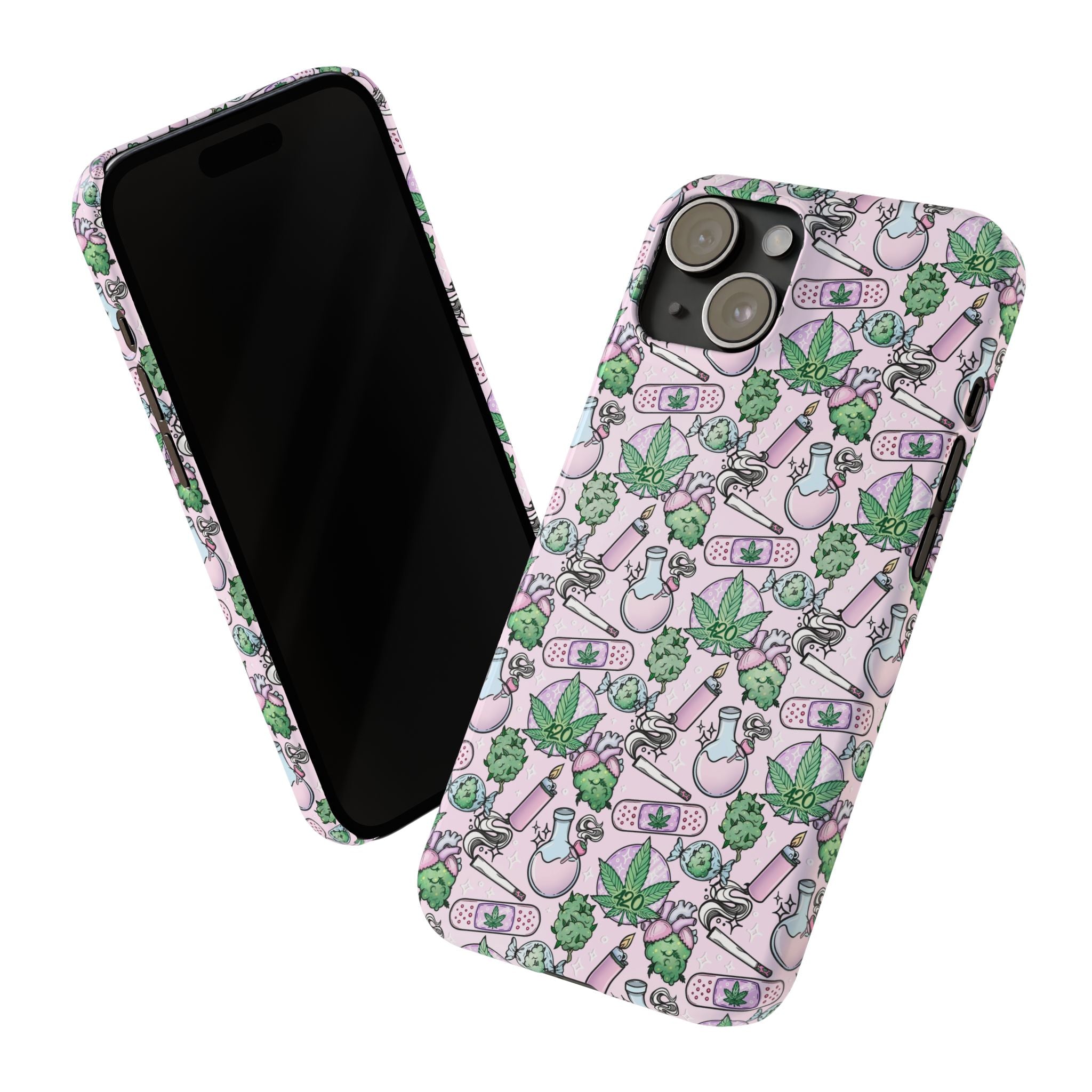 Cute Cannabis iPhone Slim Case