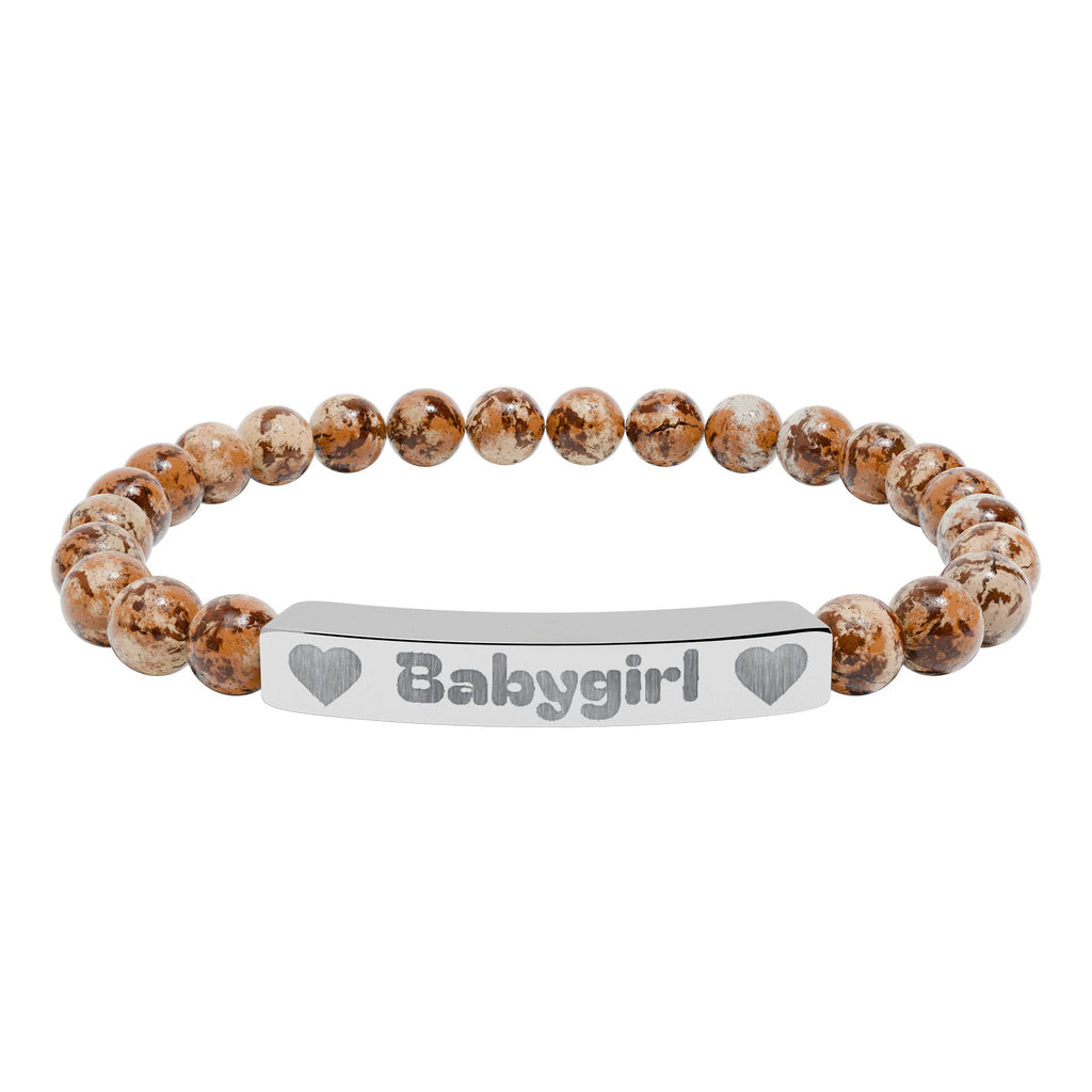 Babygirl Natural Stone Bracelet (Colors)