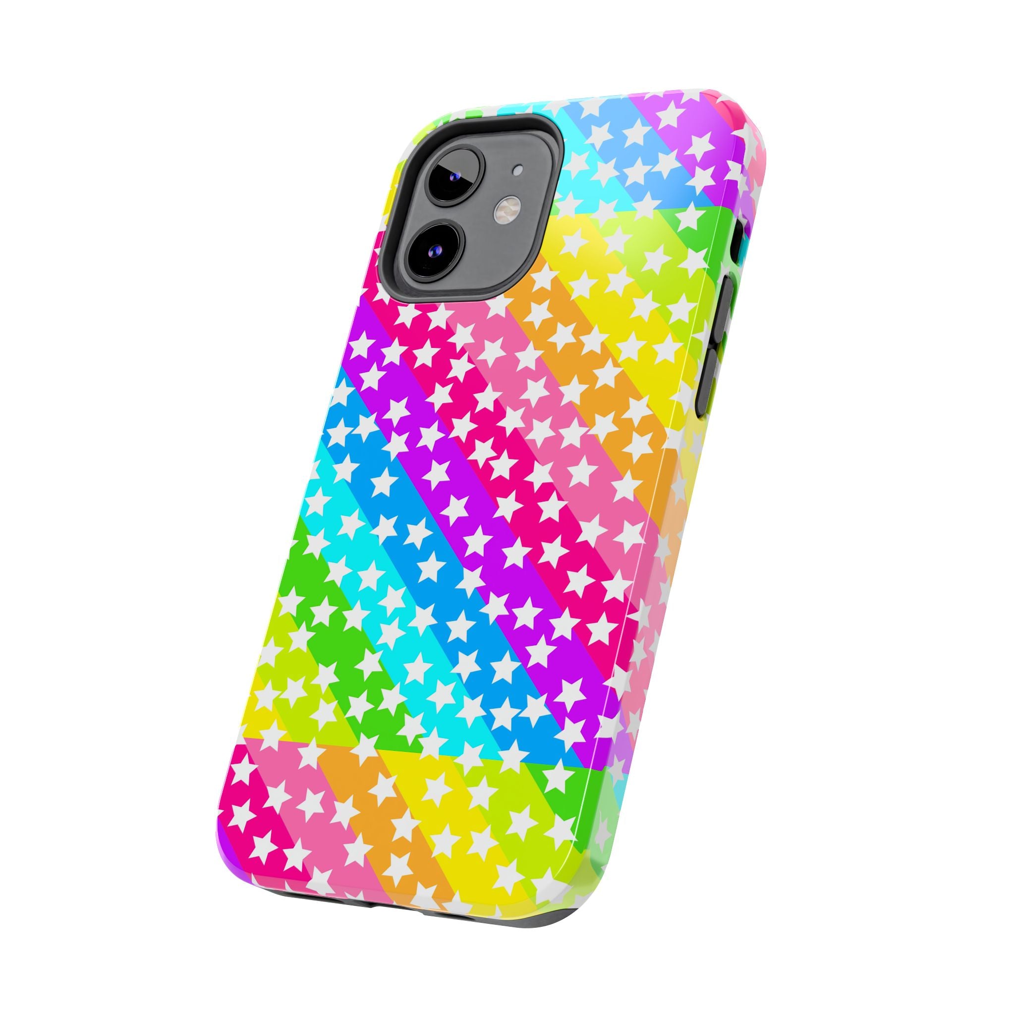 Starry Sprinkle Rainbow Tough iPhone Case