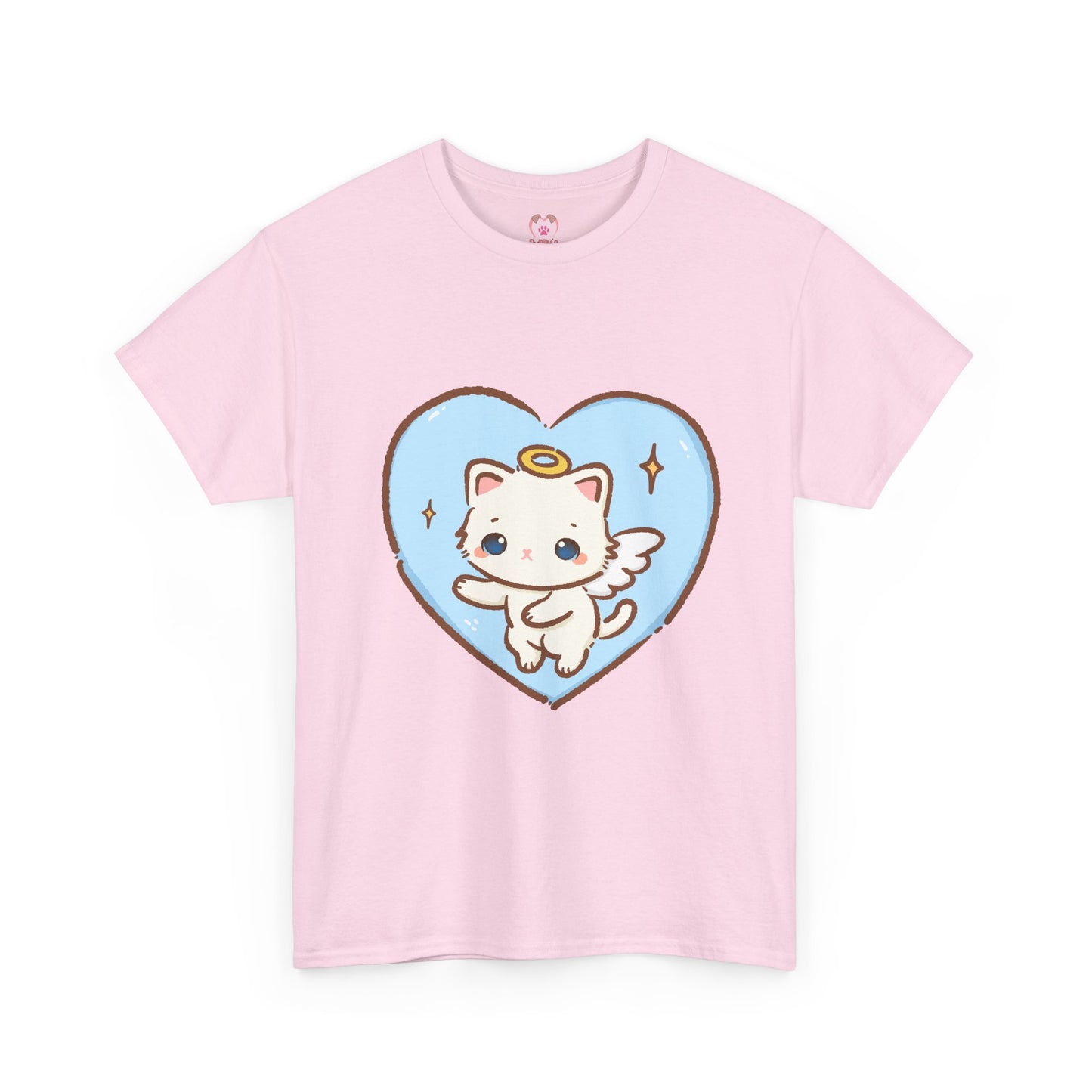 Adorable Angel Kitty Play Tee - Puppy's Aesthetics
