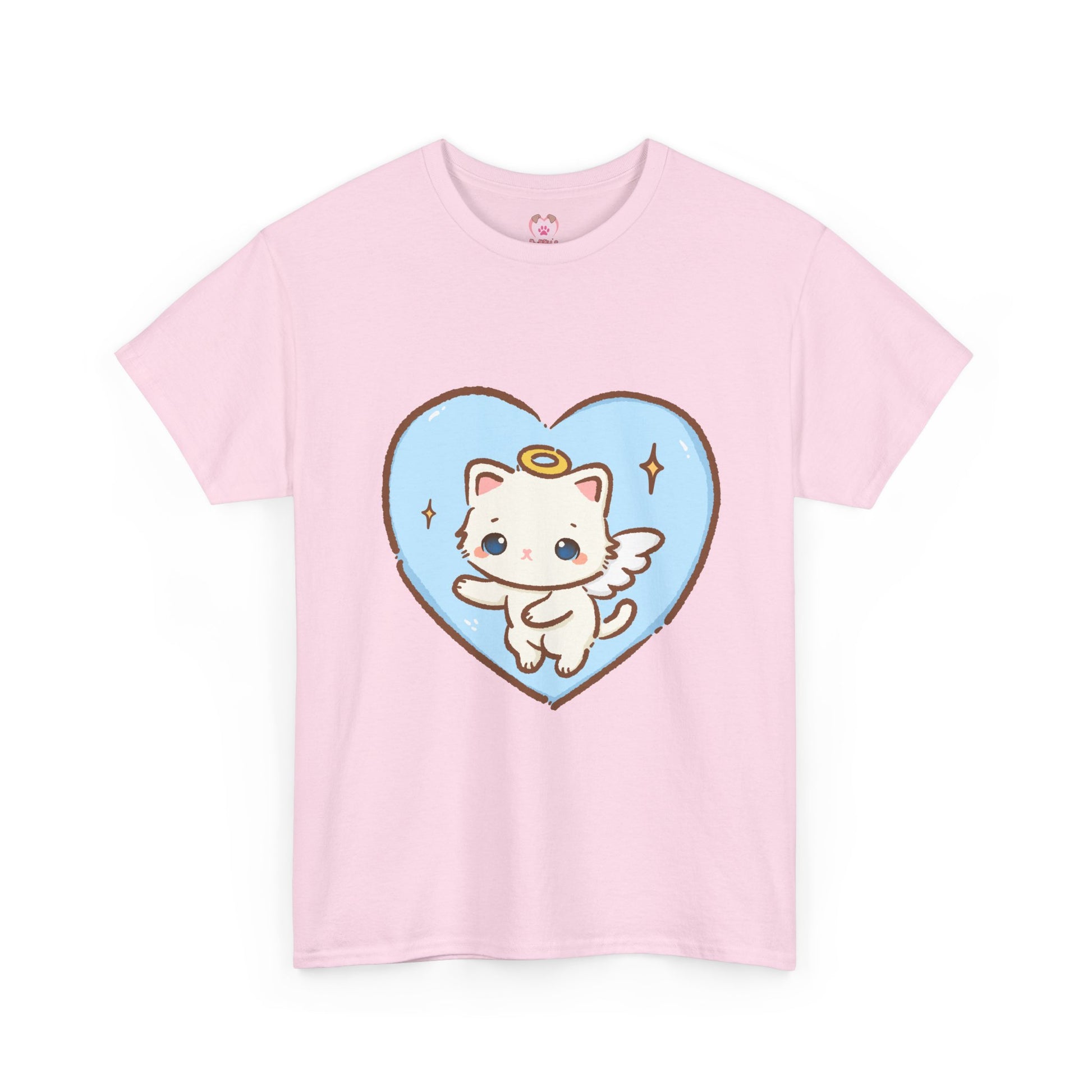Adorable Angel Kitty Play Tee - Puppy's Aesthetics