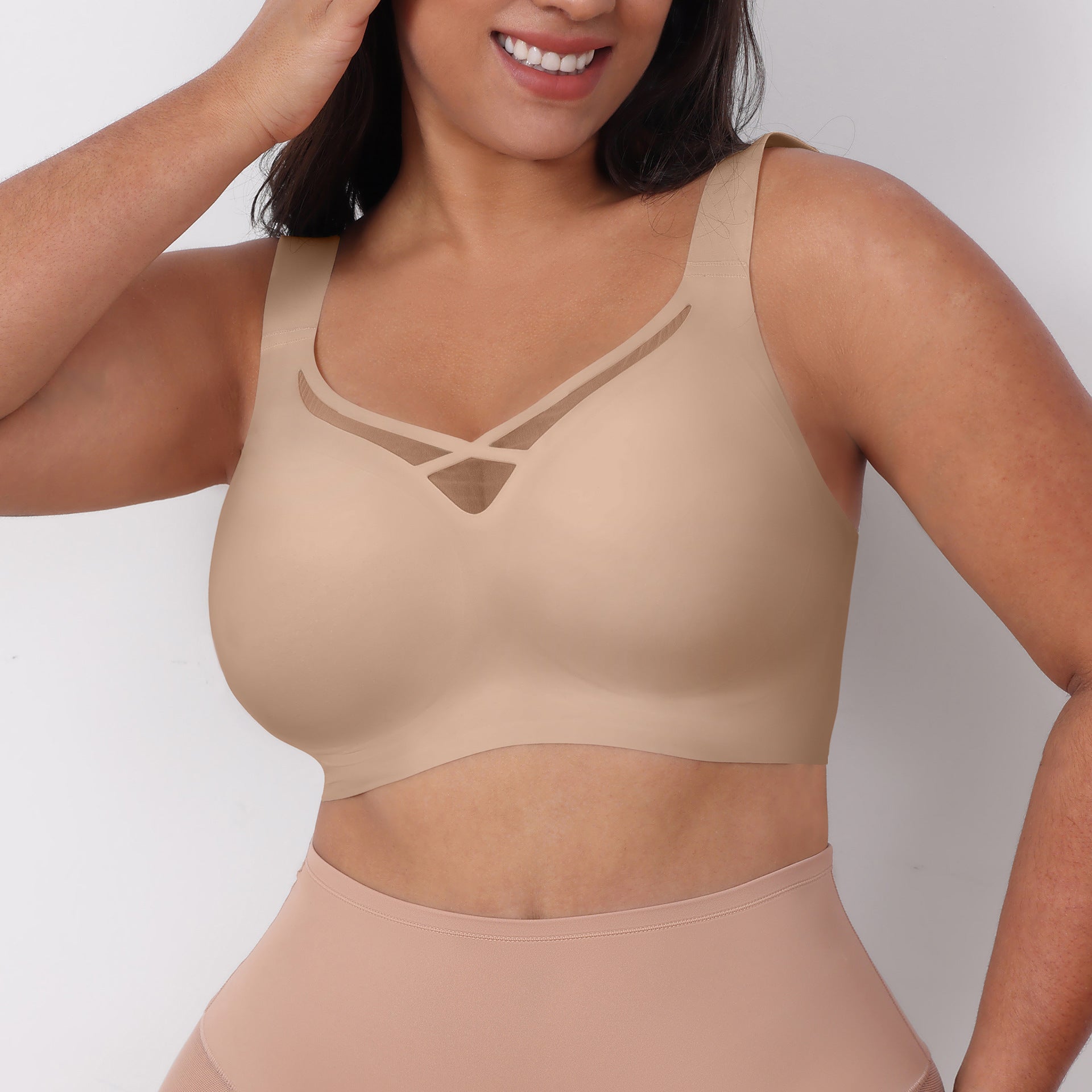 Curve Luxe Gel-Padded Plus Size Bra