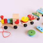 Whimsy Tracks Wooden Shape Train