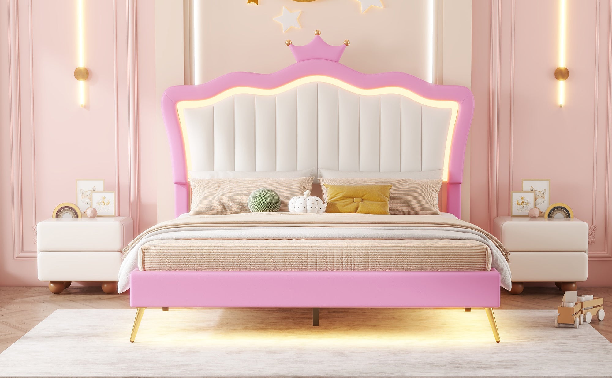Princess Crown LED Bed