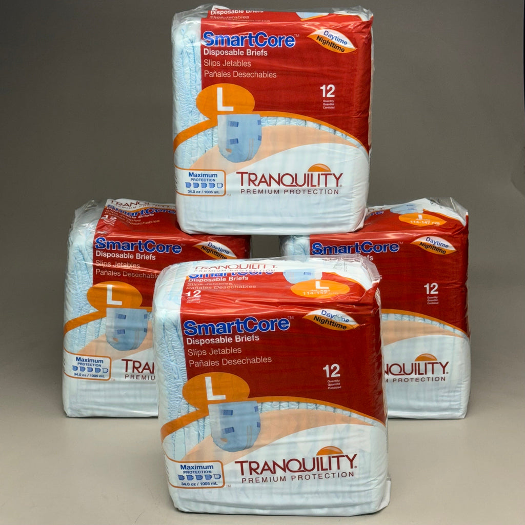 (4 PK) 12 Tranquility Premium Adult Diapers - Puppy's Aesthetics