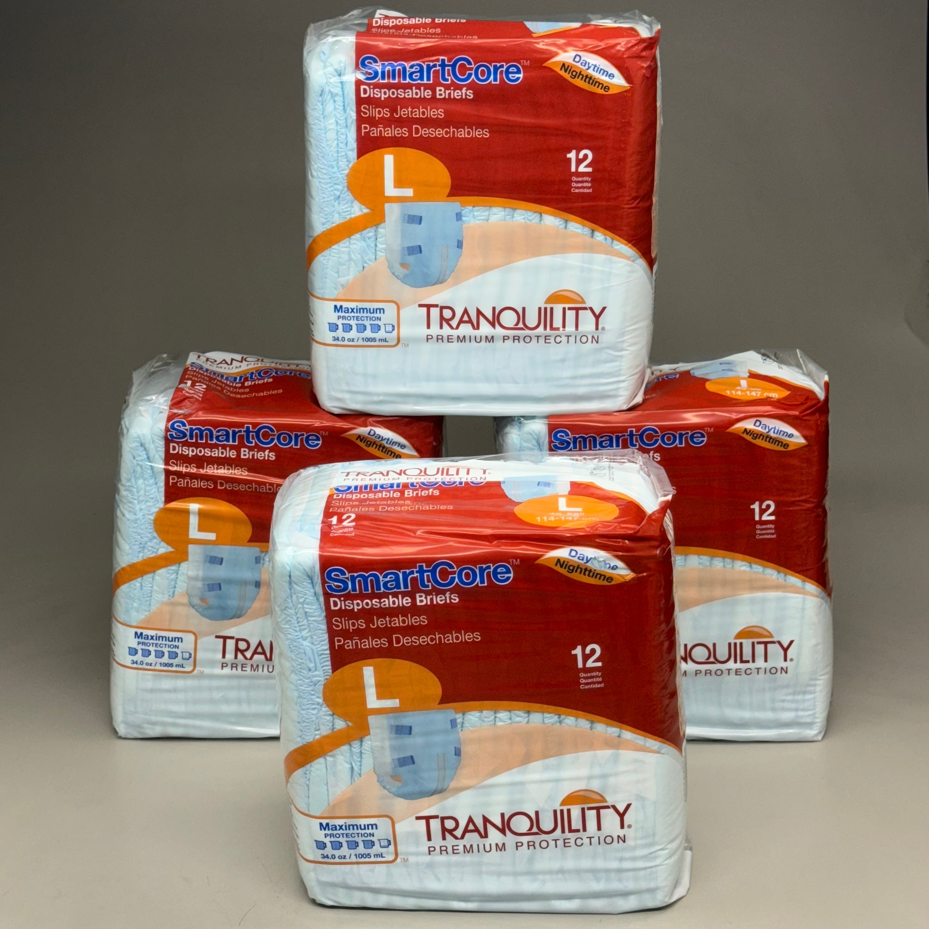 (4 PK) 12 Tranquility Premium Adult Diapers - Puppy's Aesthetics