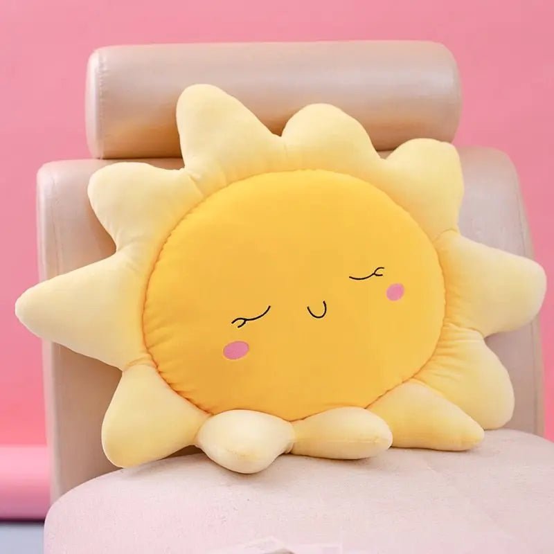1Pc Sleepy Sun Pink Cloud Soft Plushie Puppy's Aesthetics