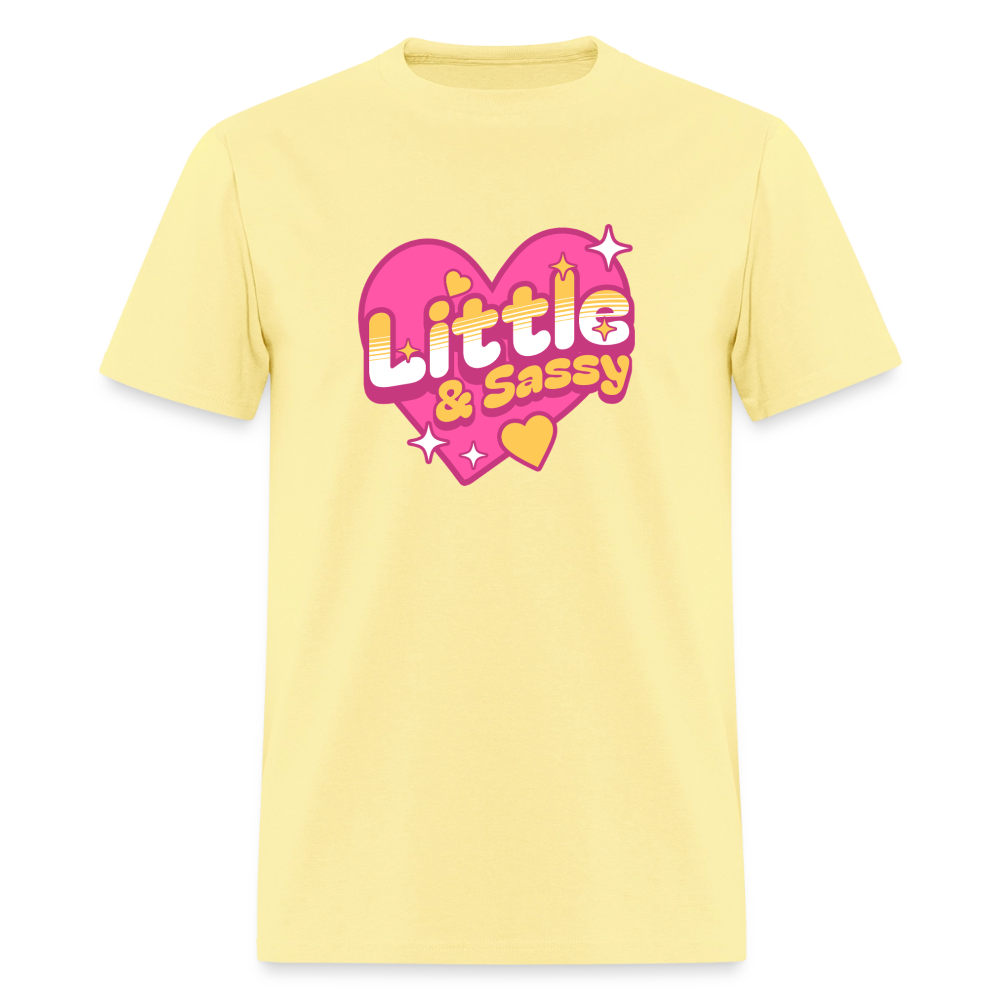 Little & Sassy Unisex Play Tee (Colors) - cornsilk